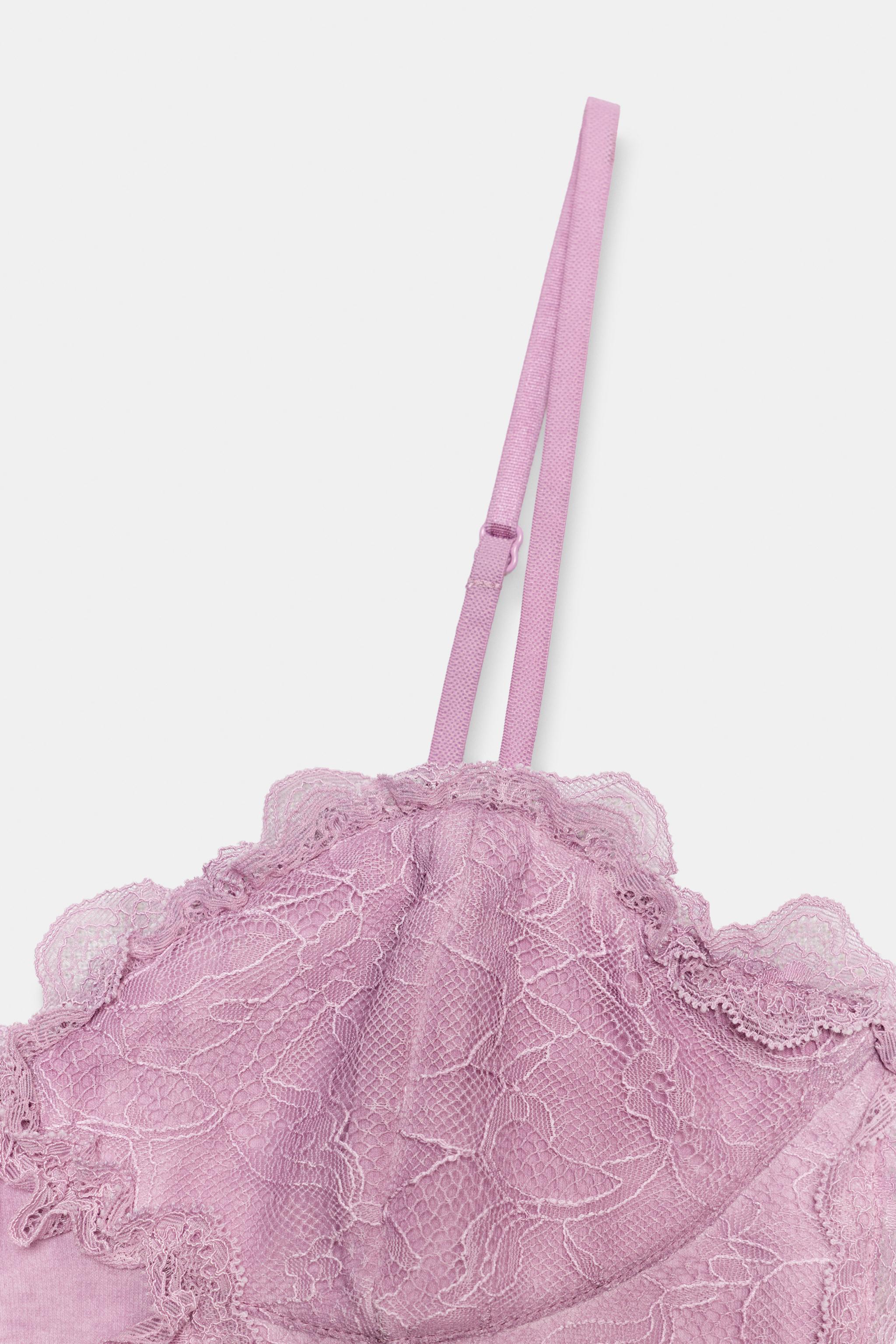 LACE COMBINATION CORSET TOP